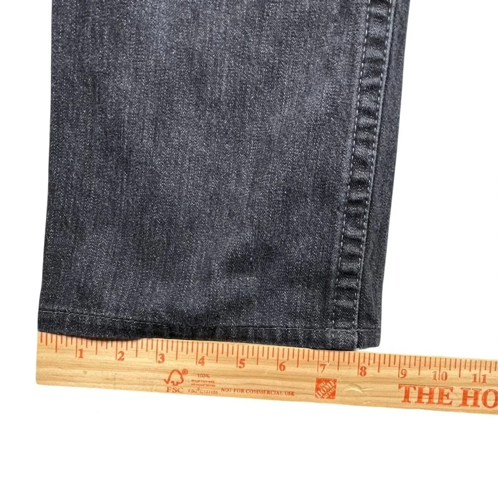 True Religion Ricky‎ Jeans Men's 34 (Fits 37x29.5) Flap Pockets Gray Preppy USA